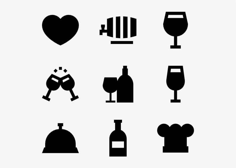 Winery Collection - Wine Glass Icon Vector, transparent png #482288