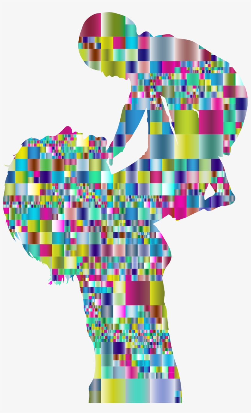 This Free Icons Png Design Of Prismatic Mosaic Mother, transparent png #482701