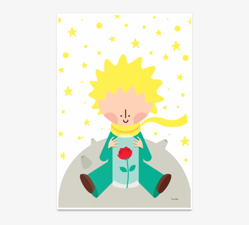 Poster O Pequeno Príncipe De Mari Vilasna - The Little Prince, transparent png #482704