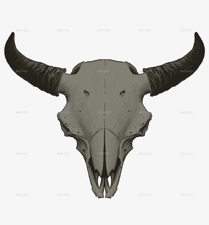 Animal Skull Vol - Bull, transparent png #482890
