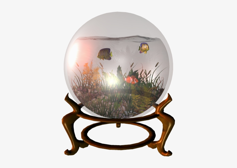 [globe Scene Fish Bowl Pngcrush ] - Huge Fish Bowl, transparent png #483008