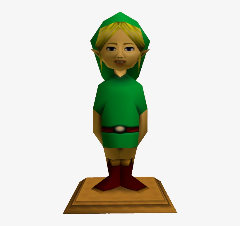 Haunted Copy Of Majora's Mask At A Yard Sale - Link Statue, transparent png #483050