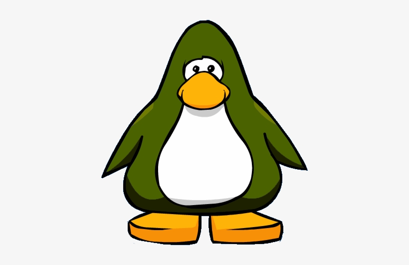 Olive Green From A Player Card - Club Penguin Miners Helmet, transparent png #483093