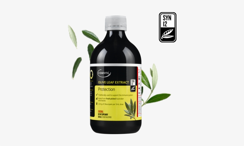 Made From Fresh Olive Leaves - Comvita Olive Leaf Complex, transparent png #483094