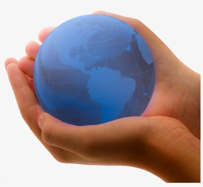 Blue Earth In Child's Hands - Child, transparent png #483113