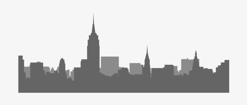 Free Chicago Skyline Silhouette Png - Gotham City Skyline Clip Art, transparent png #483197