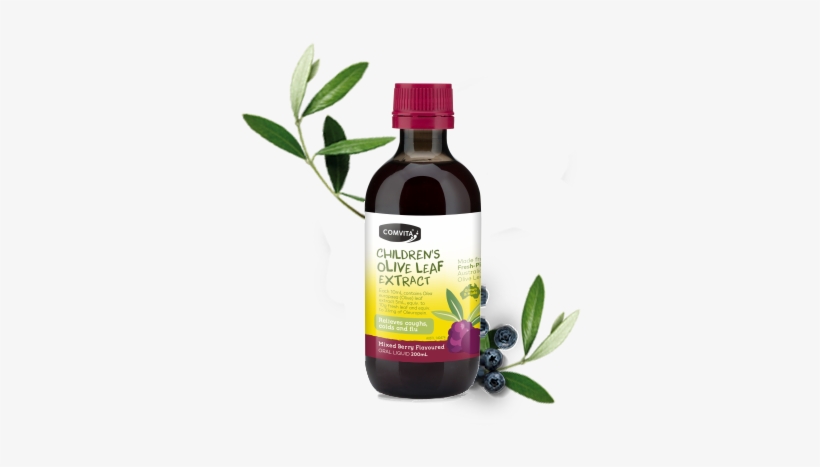 Fresh-picked Olive Leaf Extract - Comvita Olive Leaf Kids Formula Berry 200ml, transparent png #483215