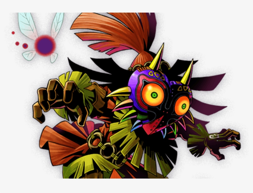 Skull Kid's Appearance In "the Legend Of Zelda - Skull Kid Majora's Mask, transparent png #483349