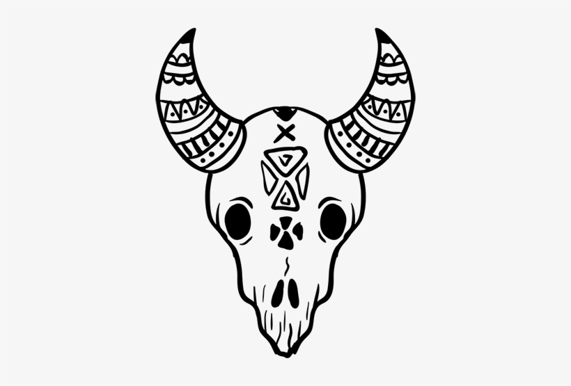 Animal Skull Wall Sticker, transparent png #483423