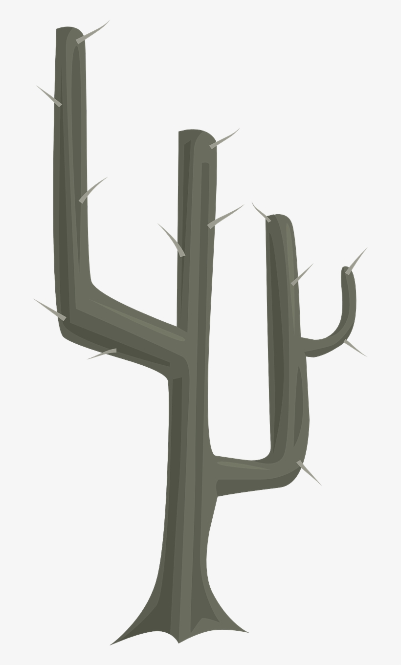 Free Download Cartoon Cactus With Flower - Cactus, transparent png #483424