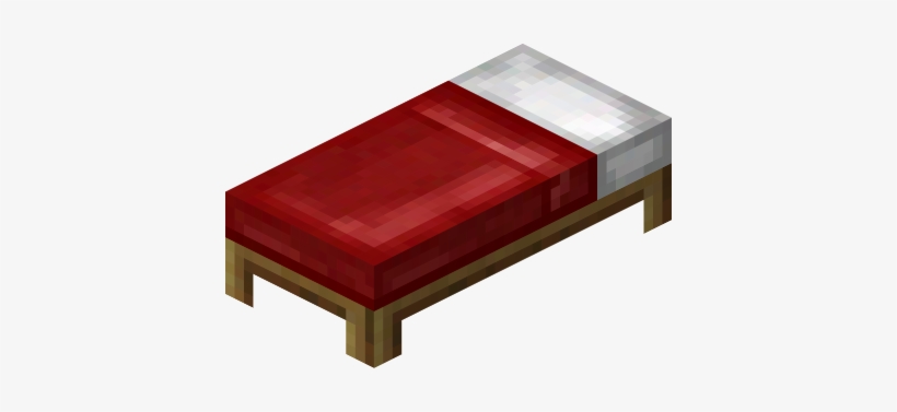 Bed - Minecraft Bed Png, transparent png #483590