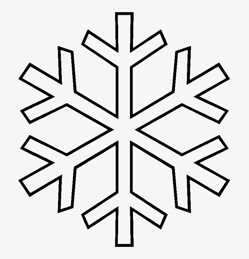 Collection Of Free Drawing Snowflakes - Copos De Nieve Faciles, transparent png #483858