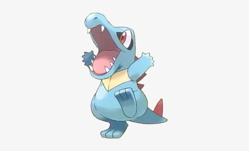 158 Totodile E2 - Evolution Of Water Pokemon, transparent png #484052