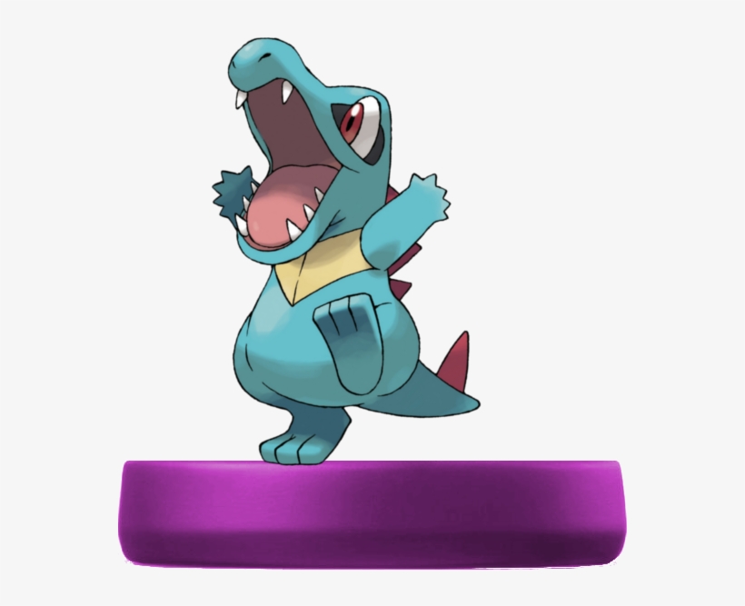 Sfw Totodile Amiibo - Pokemon Moon Qr Codes Totodile, transparent png #484249