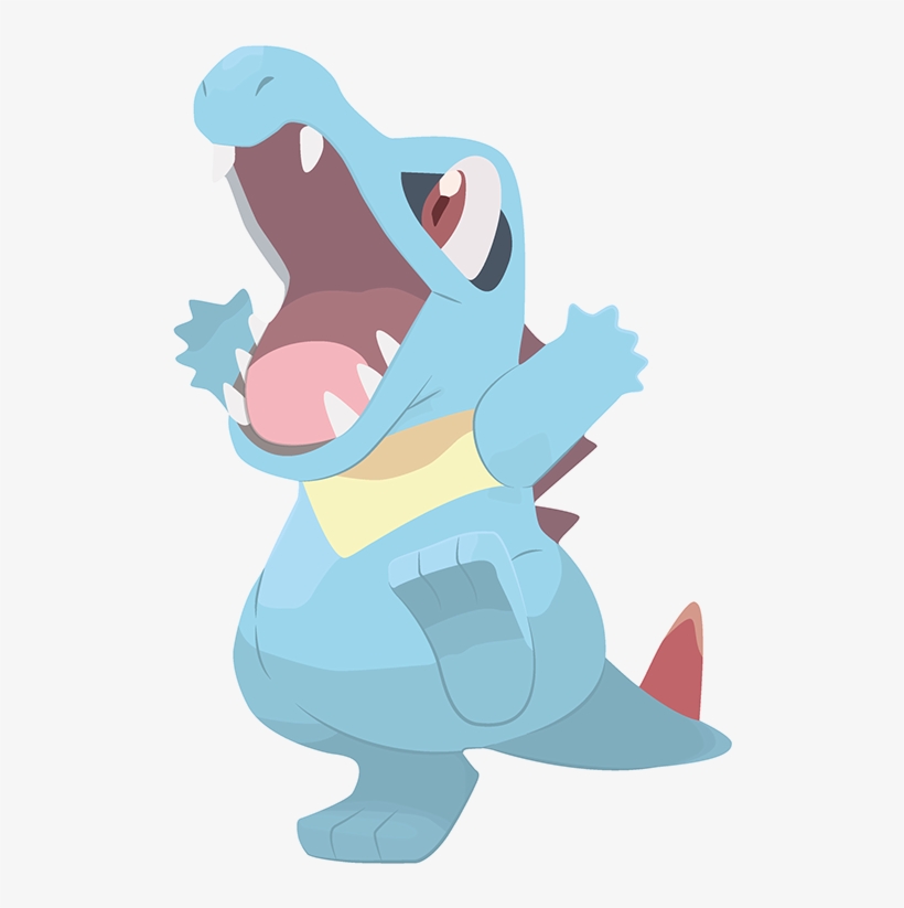 Totodile Nº158 Cast By Vale Bra - Pokemon Moon Qr Codes Totodile, transparent png #484407