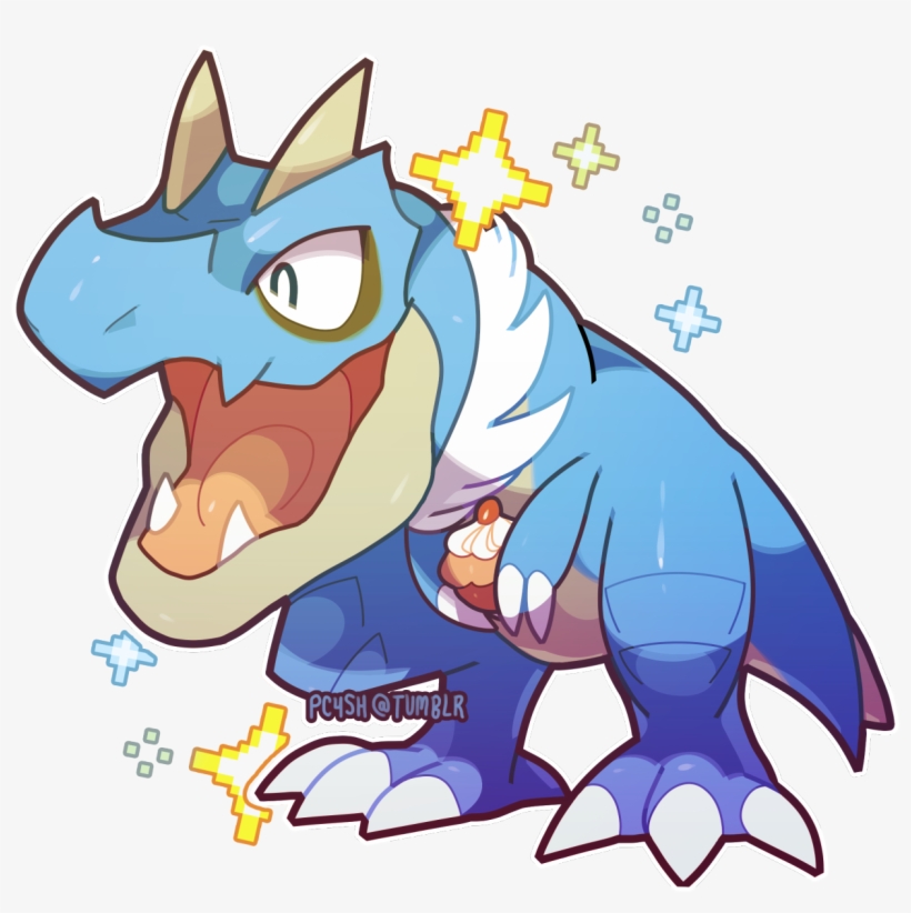 Shiny Tyrunt Looks Kinda Like Totodile - Shiny Tyrunt, transparent png #484436