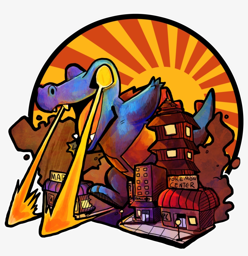 Laser Gator Is Now Available In My Redbubble Stickers, - Cartoon, transparent png #484694