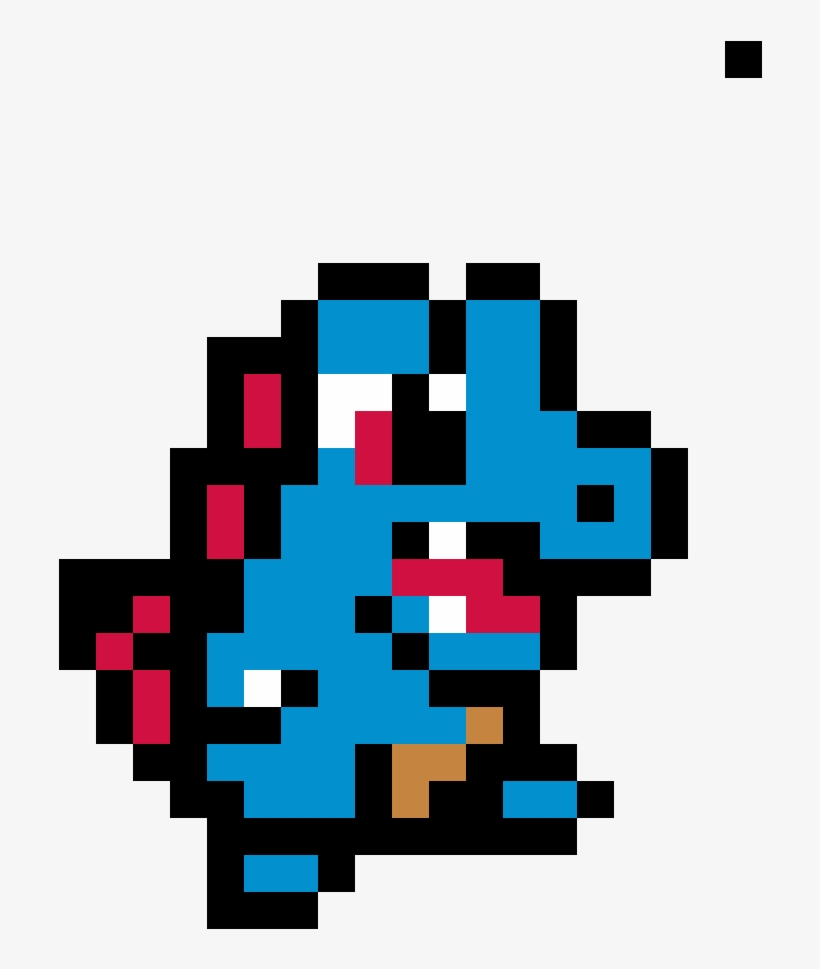 Totodile - Perler Bead Pokemon Patterns Simple, transparent png #484711