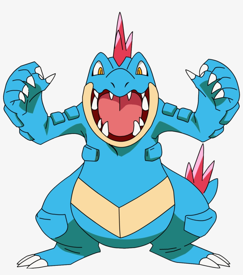 Pokemon Totodile Evolution - Imagenes De Pokemon Feraligatr, transparent png #484851