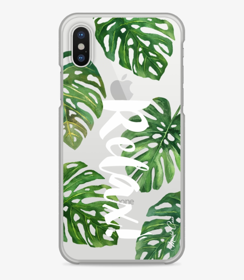Coque Iphone X Tropical Watercolor Design Relax - Iphone 6s, transparent png #484942