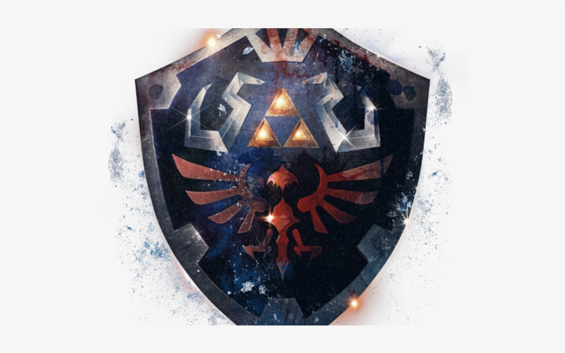 Epic Hylian Shield - Legend Of Zelda Shield Art, transparent png #485167