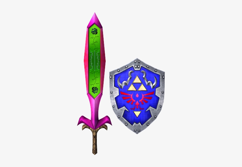 Great Fairy's Sword And Hylian Shield - Hylian Shield Soul Calibur Ii, transparent png #485272