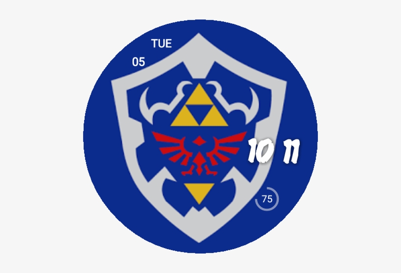 Hylian Shield C - Hylian Shield Cartoon, transparent png #485342