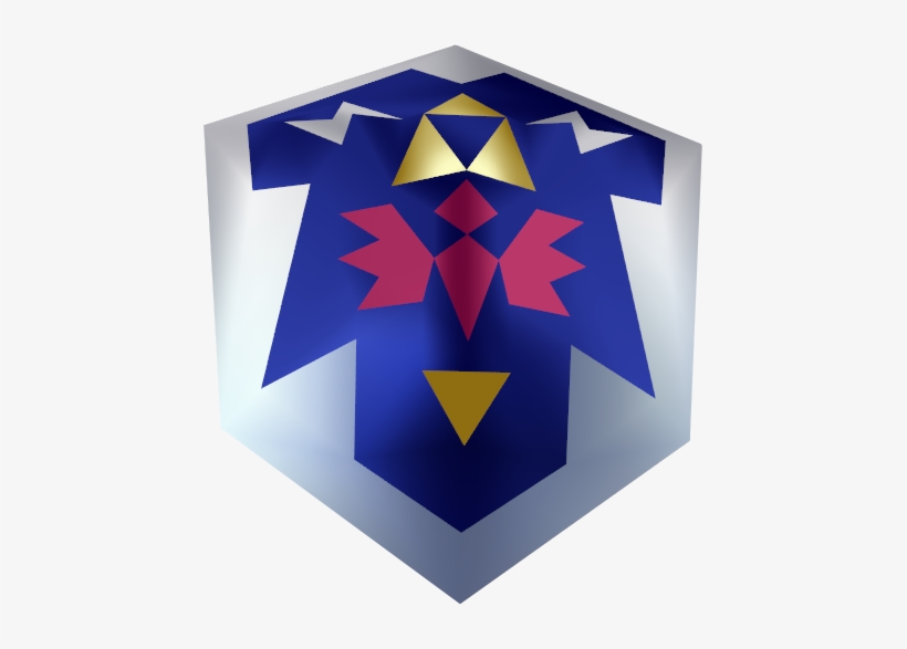 Hylianshieldg Large - Hylian Shield Ocarina Of Time In Game, transparent png #485662