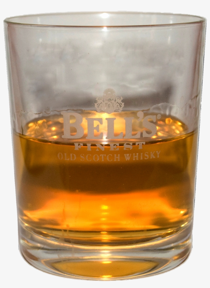 Glass Of Bell's - Scotch And Soda, transparent png #485730