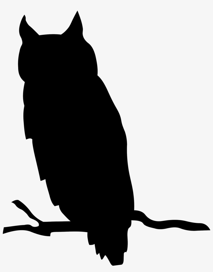 Free Owl Silhouette Clip Art At Getdrawings - Owl Silhouette Png, transparent png #485765