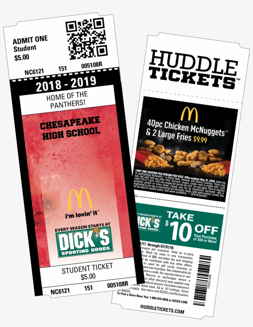 Imagery Huddle Tickets - Dick's Sporting Goods Coupons, transparent png #485993