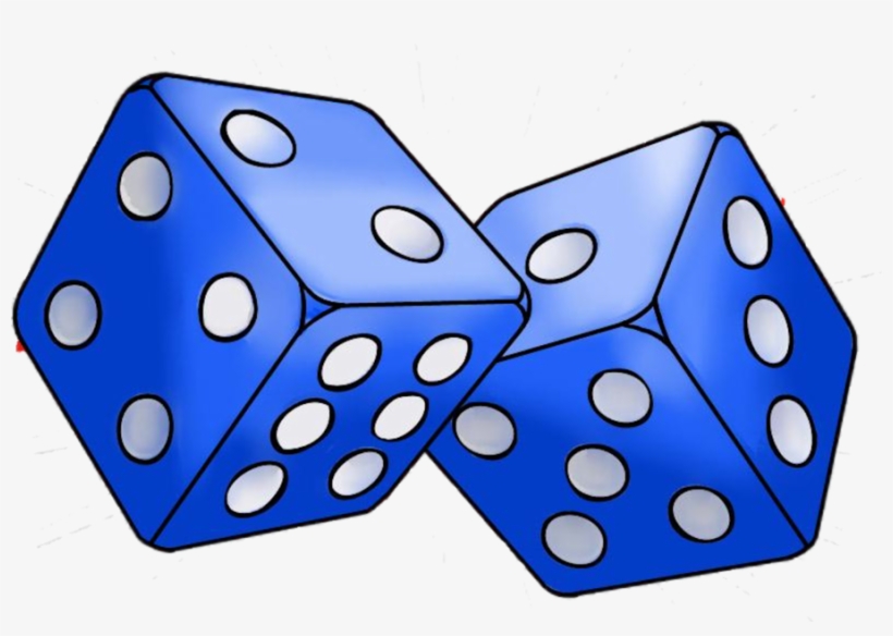 Blue Dice Png Vector Royalty Free Stock - Blue Dice Png, transparent png #485994