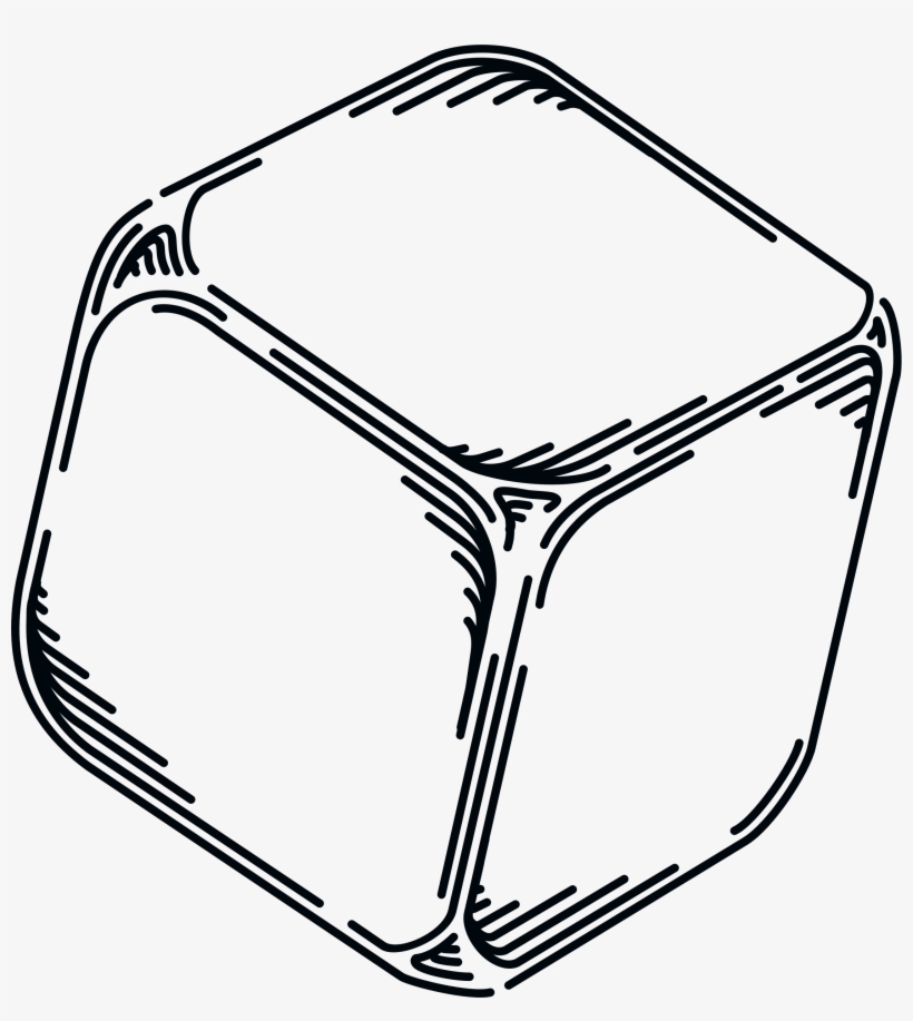 Cube Clipart Blank Dice - Blank Dice Clipart, transparent png #486045