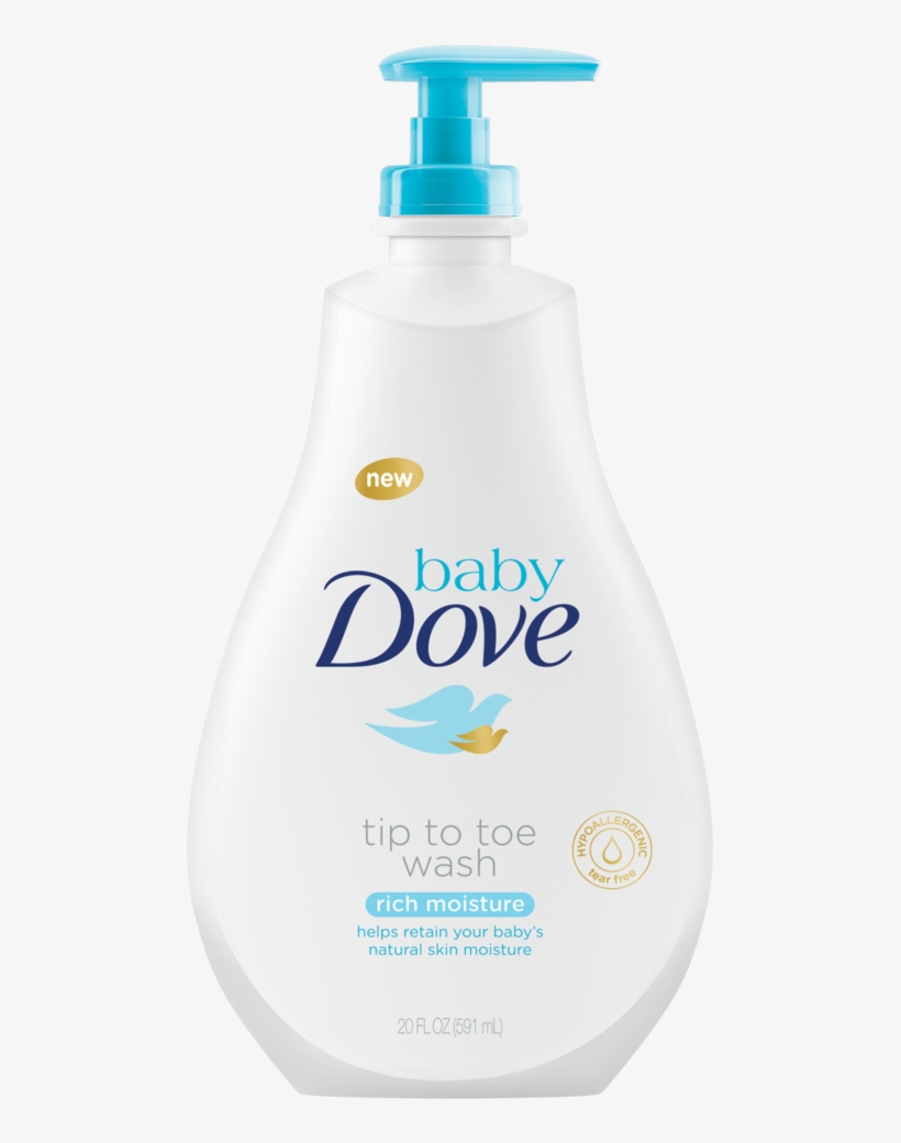 At A Glance - Dove Hair To Toe Baby Wash, transparent png #486091