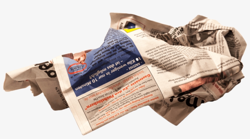 Old Torn Paper - Periodico Arrugado Png, transparent png #486161