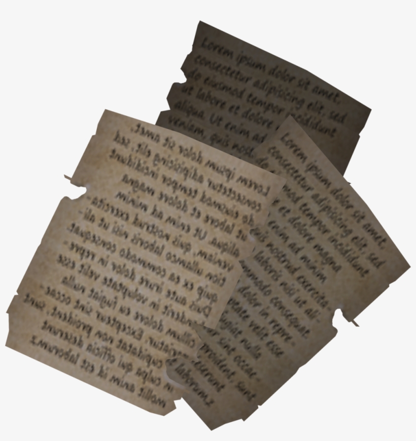 Several Pages Ripped From A Diary - Wiki, transparent png #486200