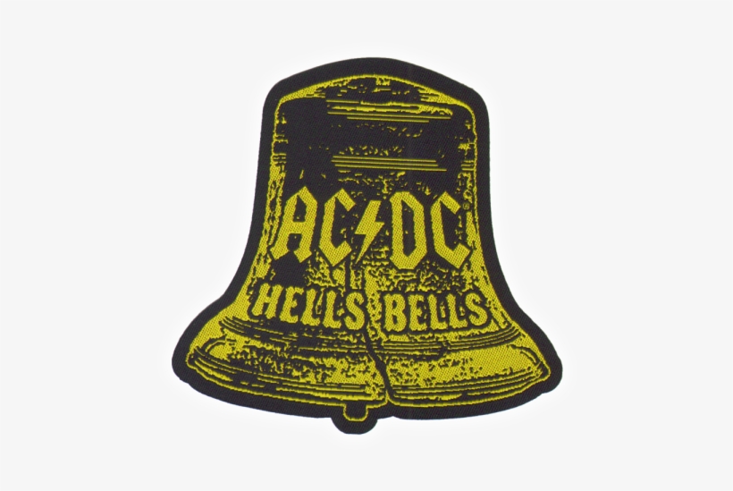 Ac/dc - Ac/dc Hells Bells Cut-out Patch Multicolour, transparent png #486205