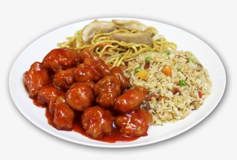 Picture - Chinese Food On Plate, transparent png #486256