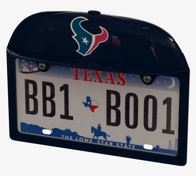 Houston Texans Baseball Cap Frame - Bigfoot Yeti Sasquatch Metal Texas License Plate, transparent png #487134