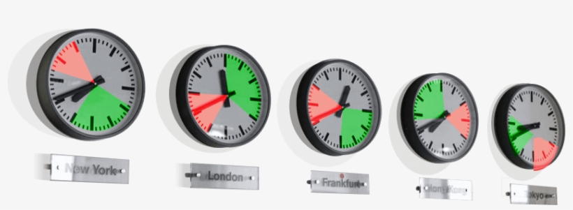 Forex Trading Hours - Trading Clocks, transparent png #487495