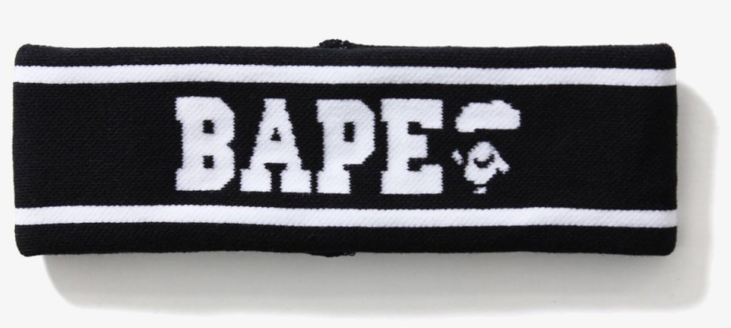 Bape Headband Mens - Bape Headband Sport Fashion Men Women Black Head Scarf, transparent png #487683