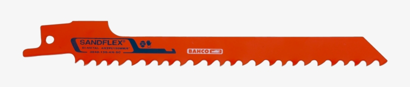Bahco Reciprocating Saw Blade Range Sc Sandflex Scroll - Bahco 3840 Bimetal Reciprocating Blade Straight Tpi, transparent png #487749
