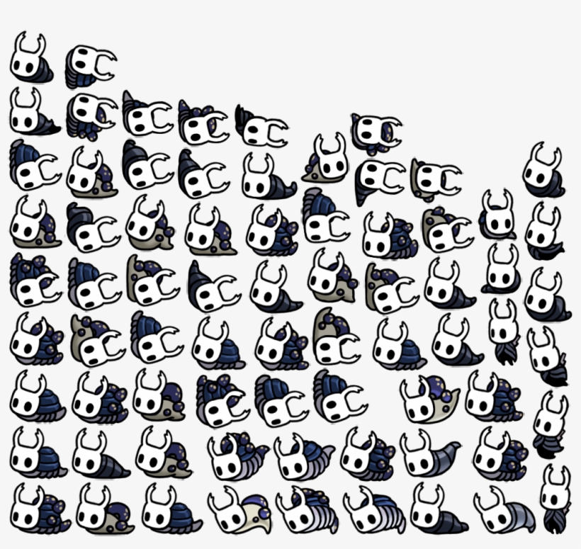 Shape Of Unn Has A Lot Of Cosmetic Appearances, For - Hollow Knight Animation Frames, transparent png #487898