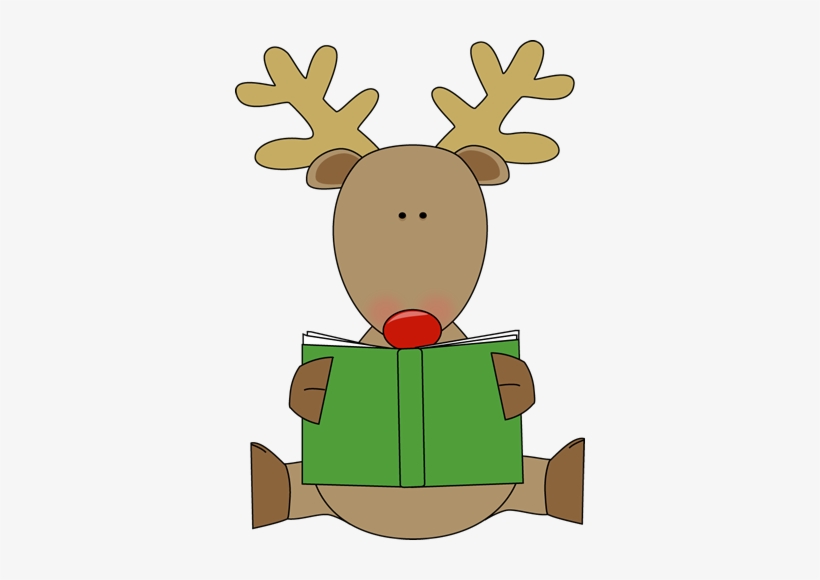 Christmas Clip Art - Christmas Reading Clipart - Free Transparent PNG  Download - PNGkey