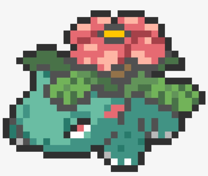 Main Image - Pixel Art Pokemon Venusaur, transparent png #487994