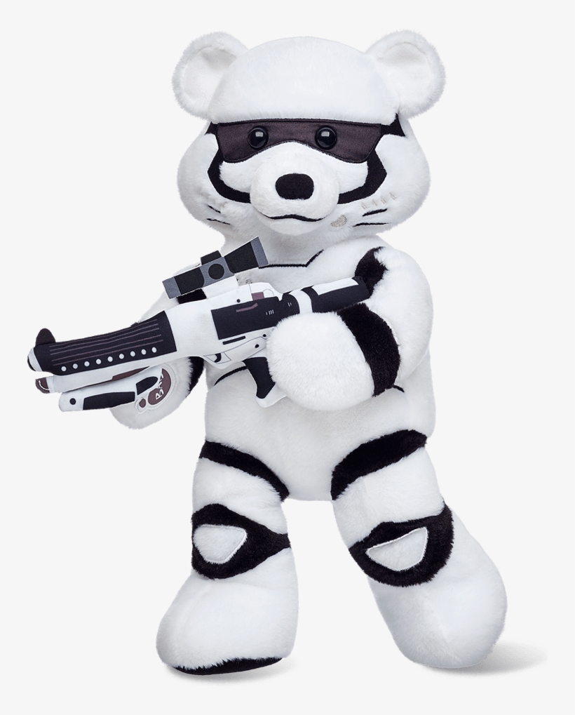 Build-a-bear Stormtrooper Bear - Star Wars Plush, transparent png #488356