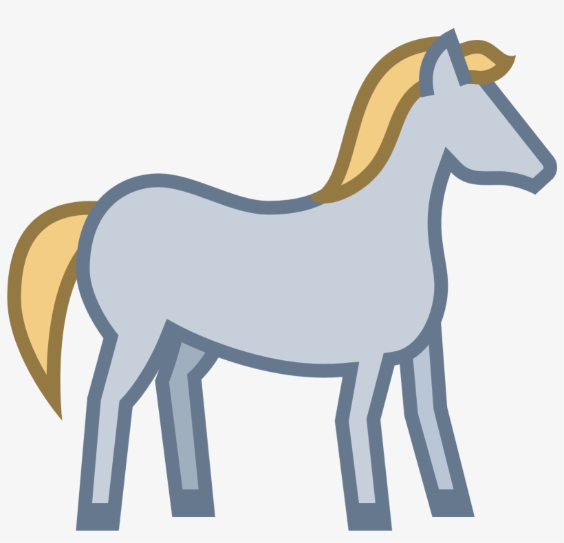 This Icon Represents A Horse - Horse, transparent png #488699
