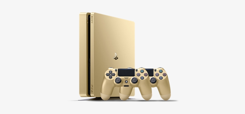 Playstation 4 Gold - Playstation 4 Slim Gold Edition, transparent png #489145