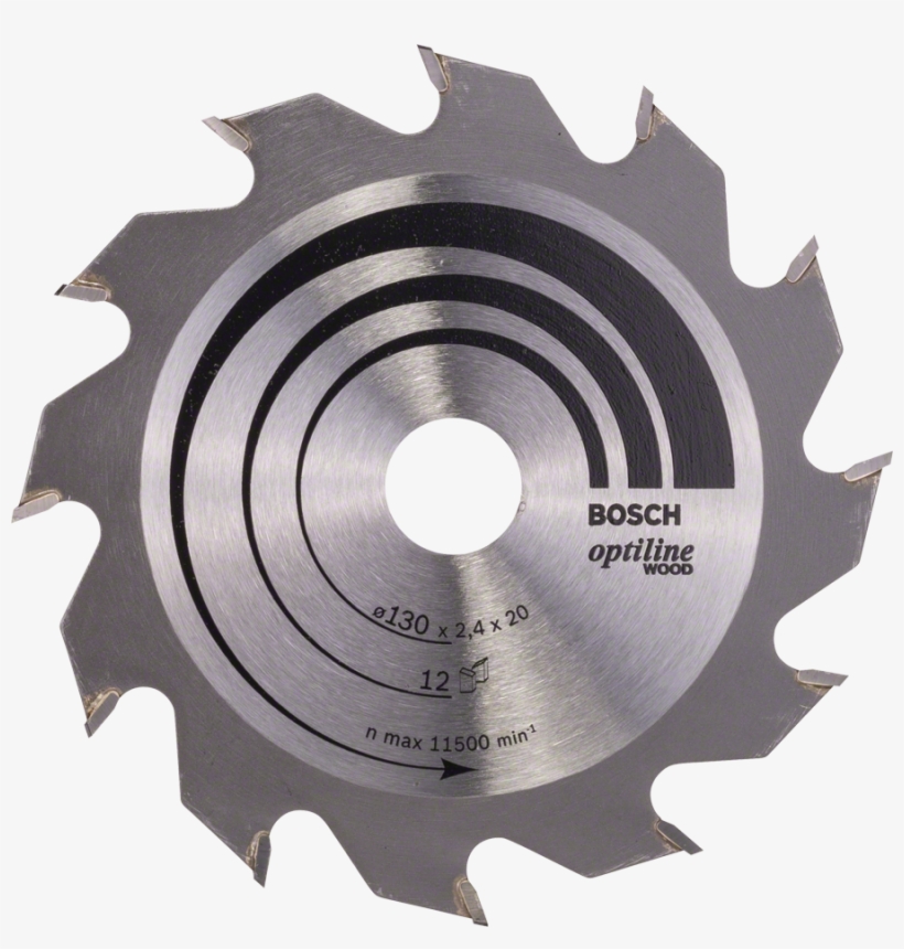 Bosch Circular Saw Blade Construct Wood 130 X 20/16, transparent png #489300