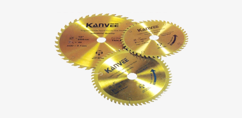 Kanvee Industrial Quality Tct Circular Saw Blade, For - Kanvee Wood Cutting Blade, transparent png #489524